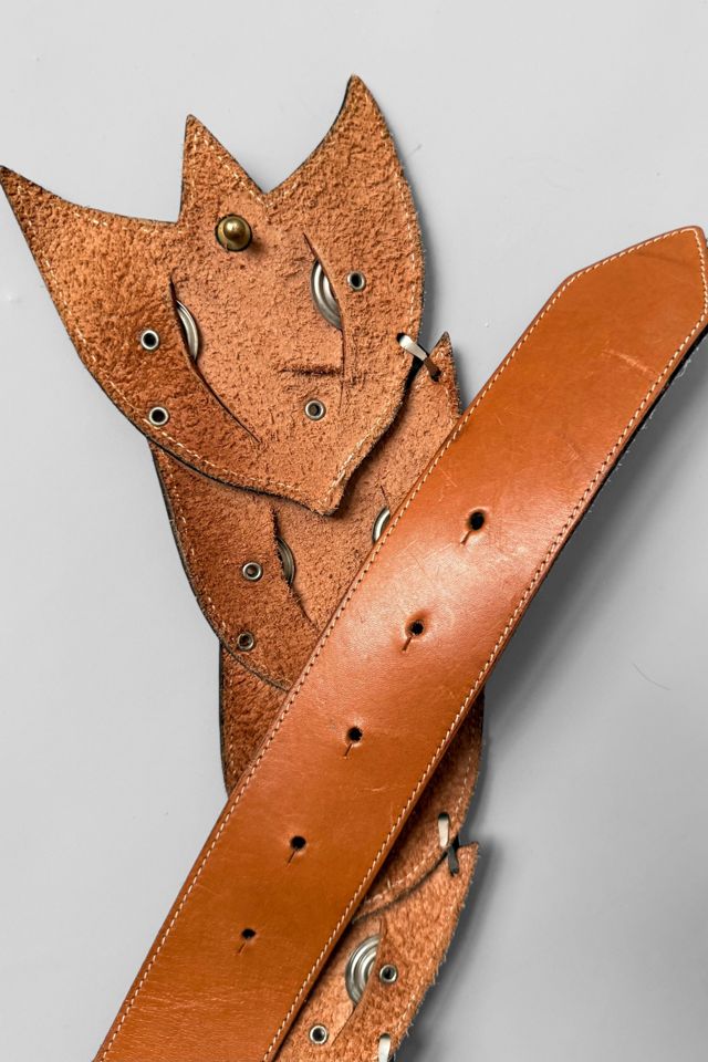 80s Studded Woven Leather Statement Belt Selected by MARMALADE #3