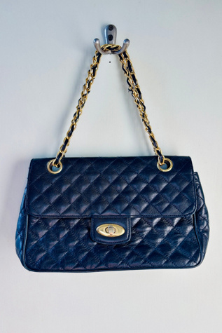 Vintage Quilted Leather Bag Selected by Atlantic Vintage