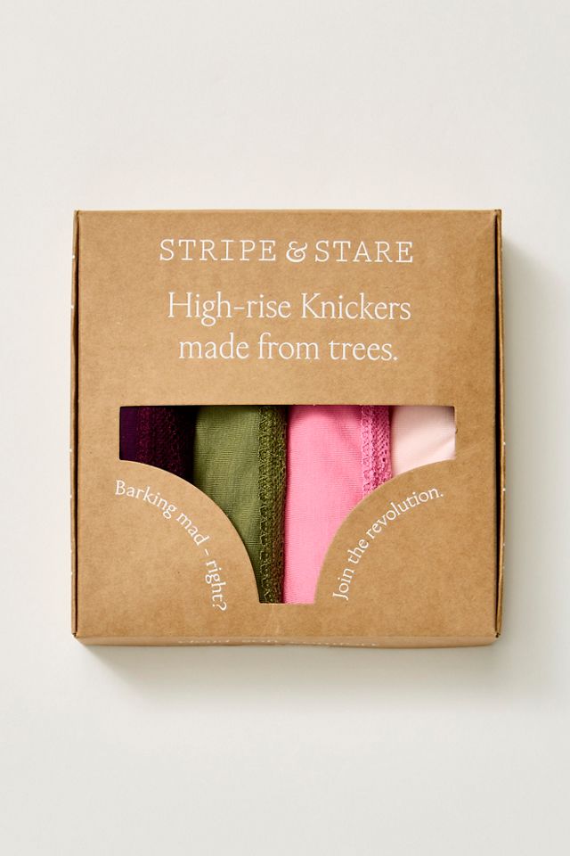 Stripe & Stare High-Rise Undies Four Pack #1