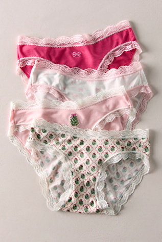 Stripe & Stare High-Rise Undies Four Pack