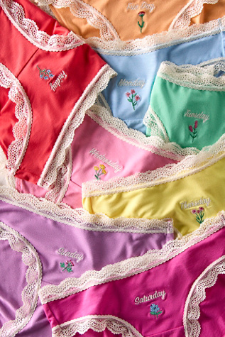 Stripe & Stare Original Undies Eight Pack by Free People