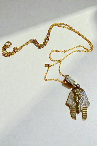 Vintage King Tut Pendant Necklace Selected by Personal Choice