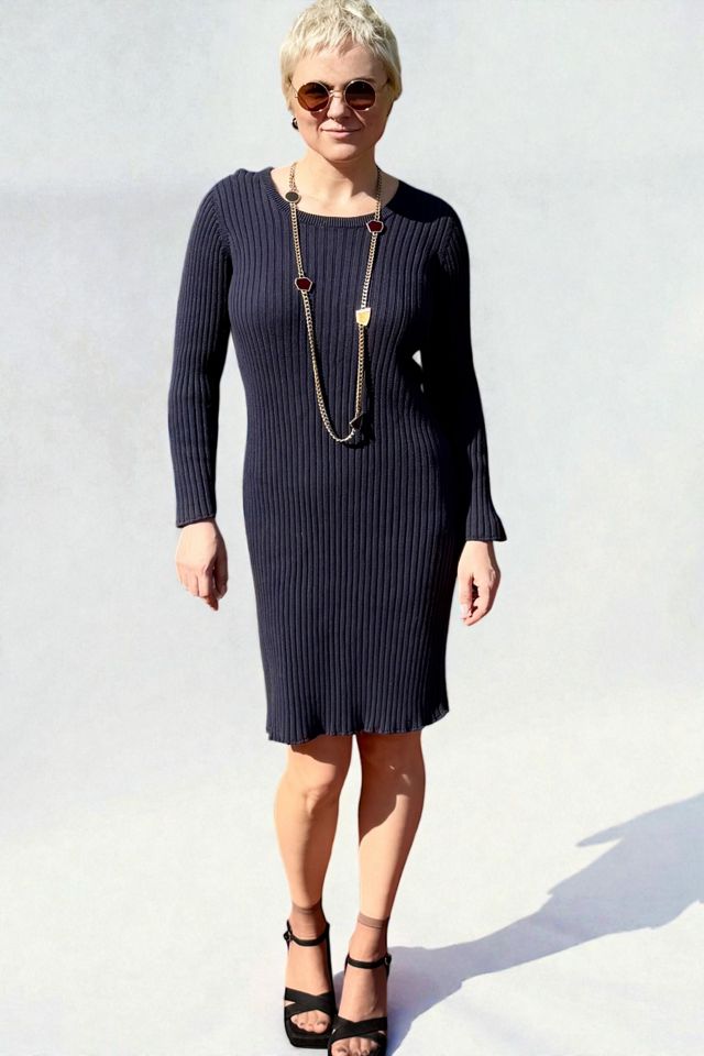 Rib Knit Body Con Dress Selected by Personal Choice #1