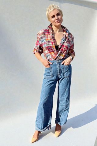Stoned Immaculate Denim Sailor Pants Jeans Selected by Personal Choice