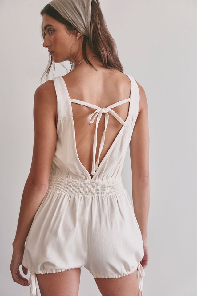 We The Free Vintage Heirloom Romper #1