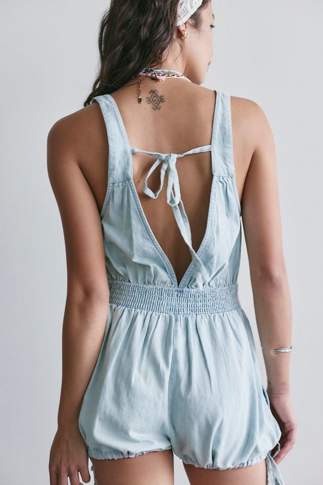 We The Free Vintage Heirloom Romper #1