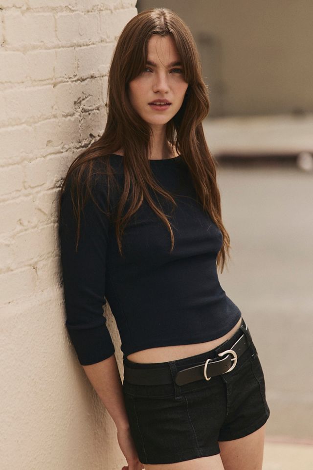 We The Free Ana Denim Micro Shorts #2