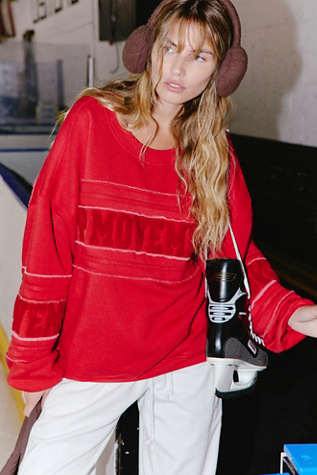 All Star Chenille Logo Pullover by Free People