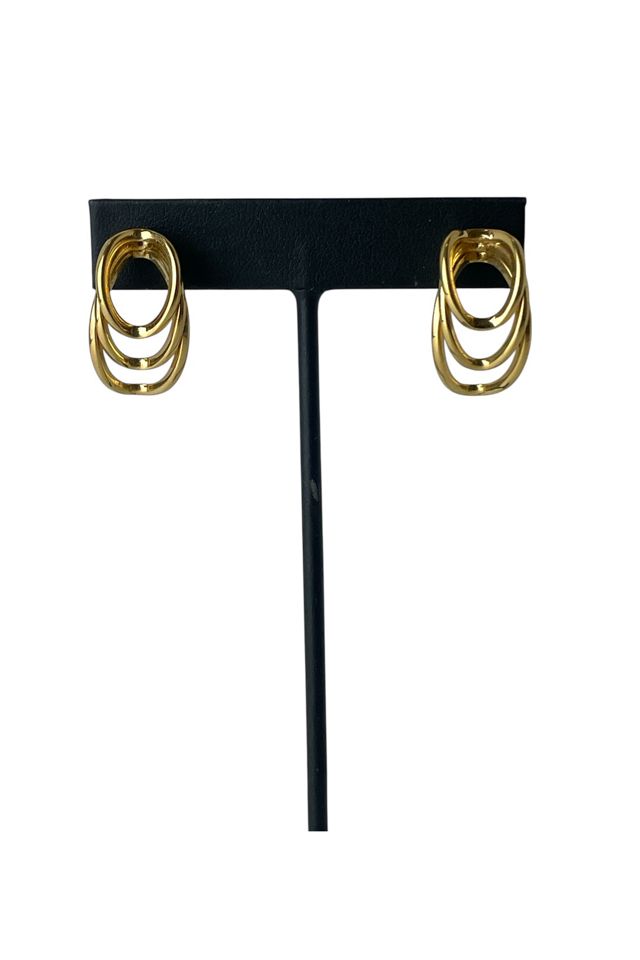 Vintage Small Gold Earrings Selected By Ankh By Racquel #1