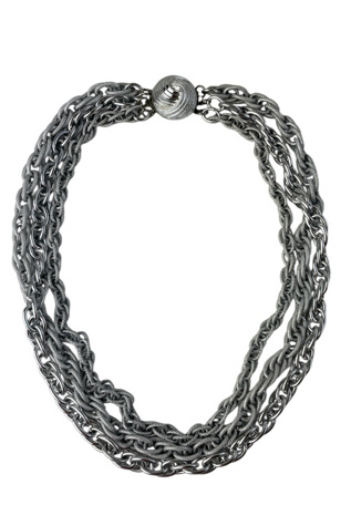 Vintage Layered Silver Chains Selected By Ankh By Racquel
