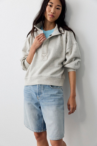 We The Free Timeless Pullover at Free People in Heather Grey, Size: XS