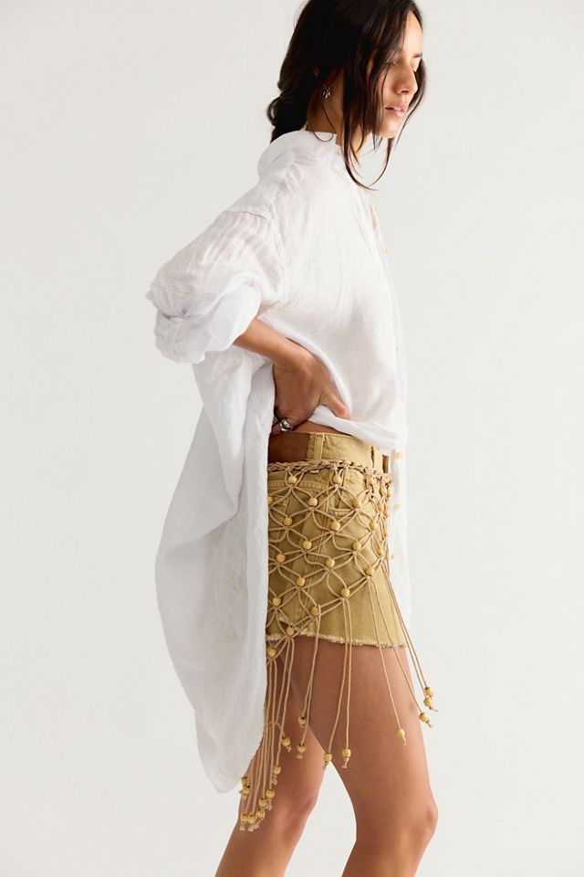 Selene Button Down Linen Shirt #3