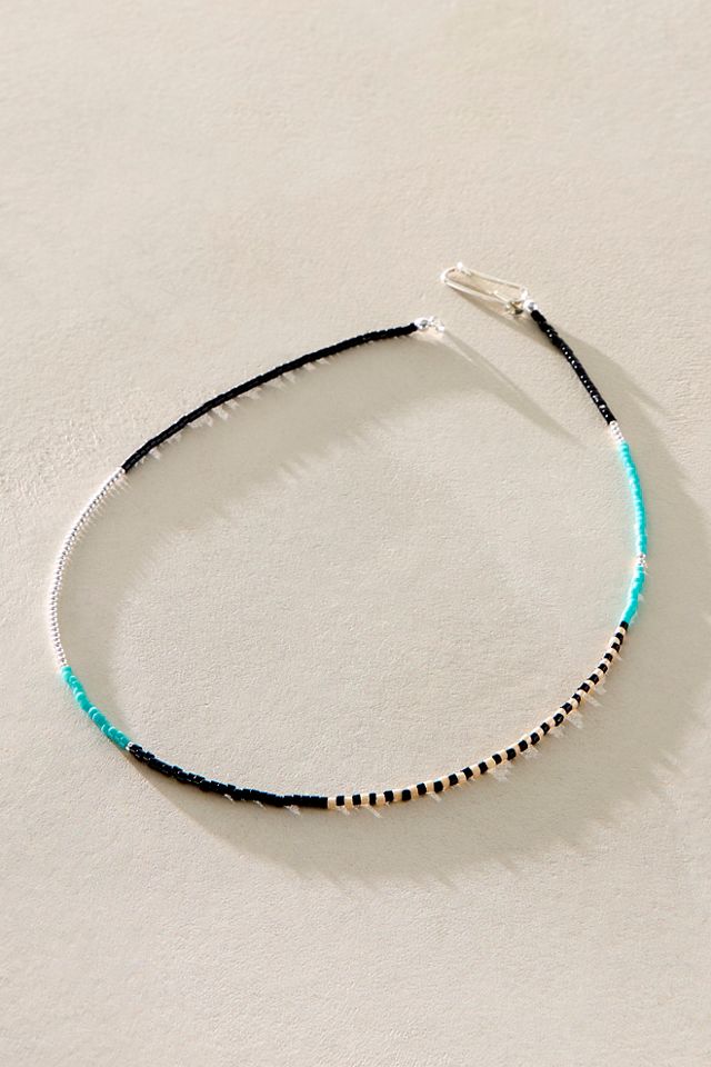 Les Beads Nonoc Asymetric Silver Necklace #1