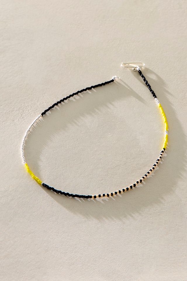 Les Beads Nonoc Asymetric Silver Necklace #1