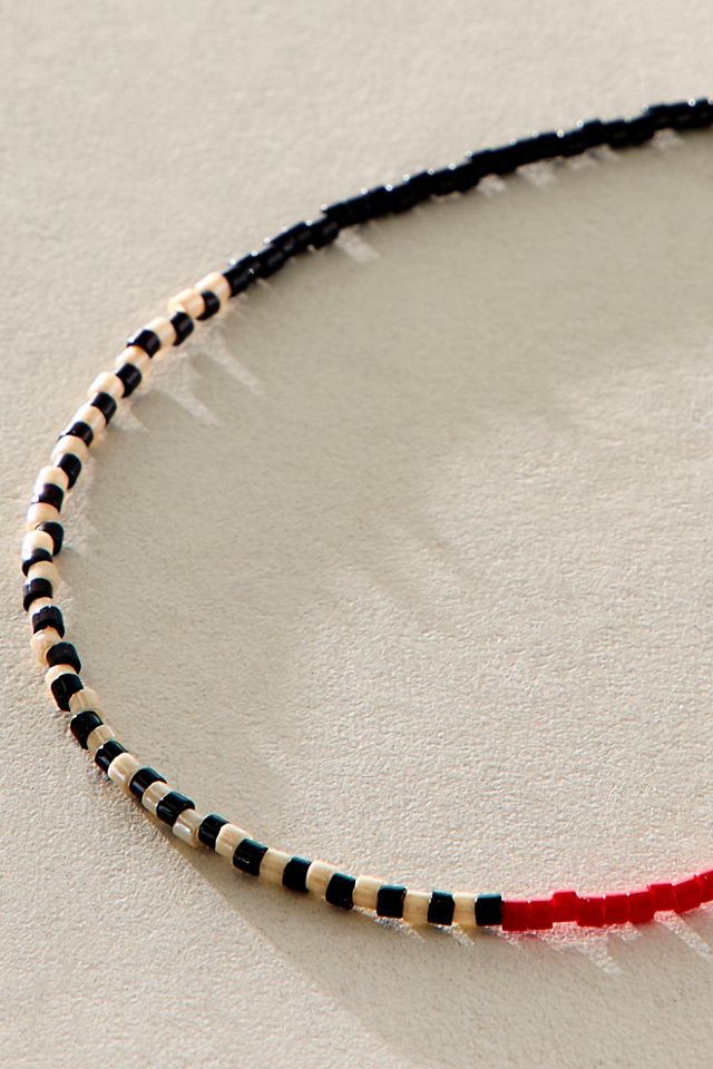 Les Beads Sabtag Asymmetric Silver Anklet #2