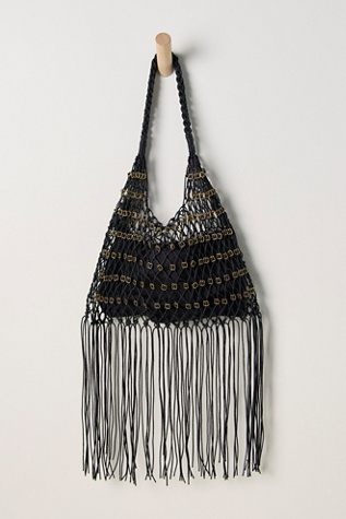 Embellished Fringe Bag