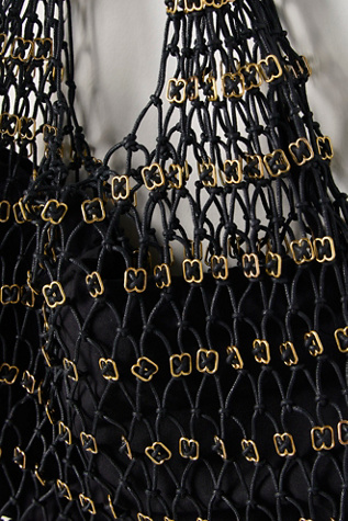 Женская сумка Free People Embellished Fringe, цвет: Чёрный — фото 3