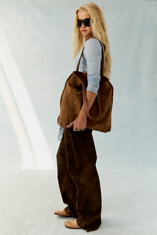 Maeve Suede Tote Bag