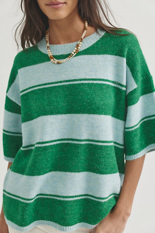 Margot Stripe SoftSpun Sweater Tee