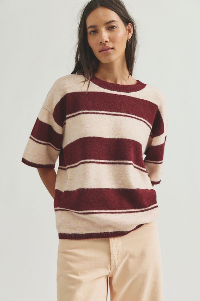 Margot Stripe SoftSpun Sweater Tee #2