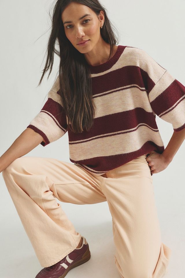 Margot Stripe SoftSpun Sweater Tee #3
