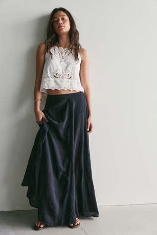 Ives Solid Maxi Skirt