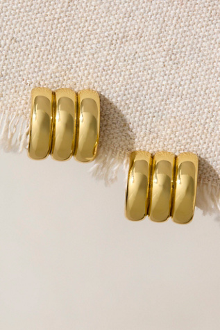 ALV Statement Hoops at Free People in Gold