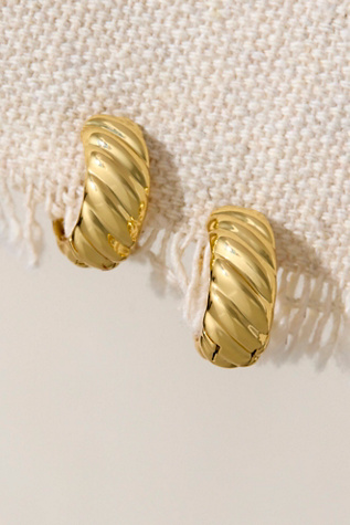 ALV Everyday Hoops at Free People in Gold