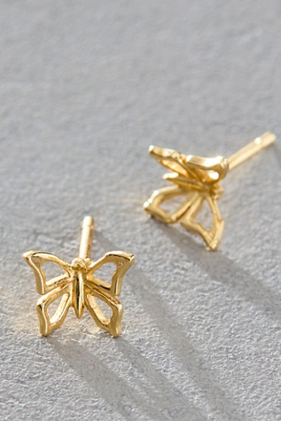 Женские серьги Maura Green Gold, цвет: Mini Butterflies — фото 2