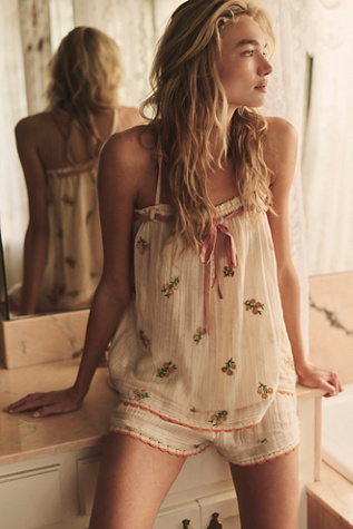 Honey Drift Lounge Set by Intimately at Free People in White, Size: M