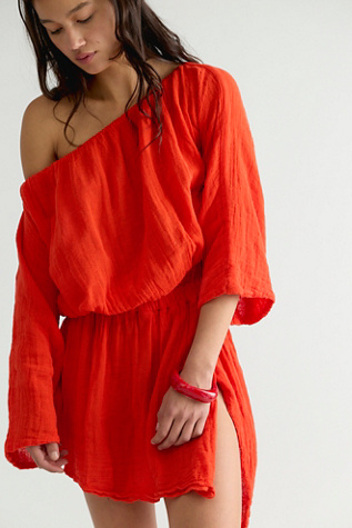 Jen's Pirate Booty Inez Mini Dress at Free People in Red, Size: M/L