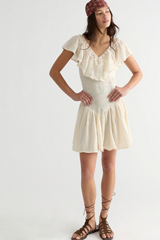 Jen’s Pirate Booty Dixie Mini Dress by Jen's Pirate Booty at Free People in White, Size: M