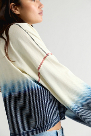 We The Free Indigo Striped Long-Sleeve Tee