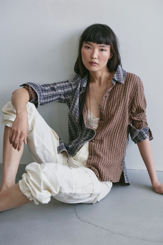 We The Free Benny Slim Plaid Button-Down #3
