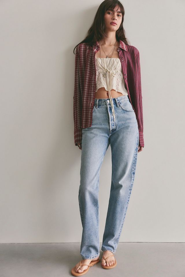 We The Free Benny Slim Plaid Button-Down #3