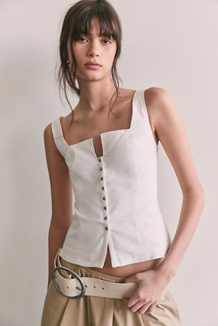 【 MARNO 】Mia tank / White Mia Tank | Free People