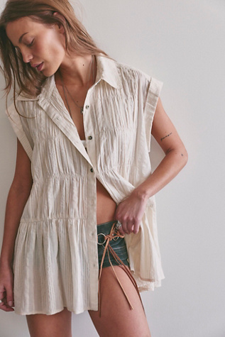 We The Free Aperitivo Tunic at Free People in Tofu, Size: XS