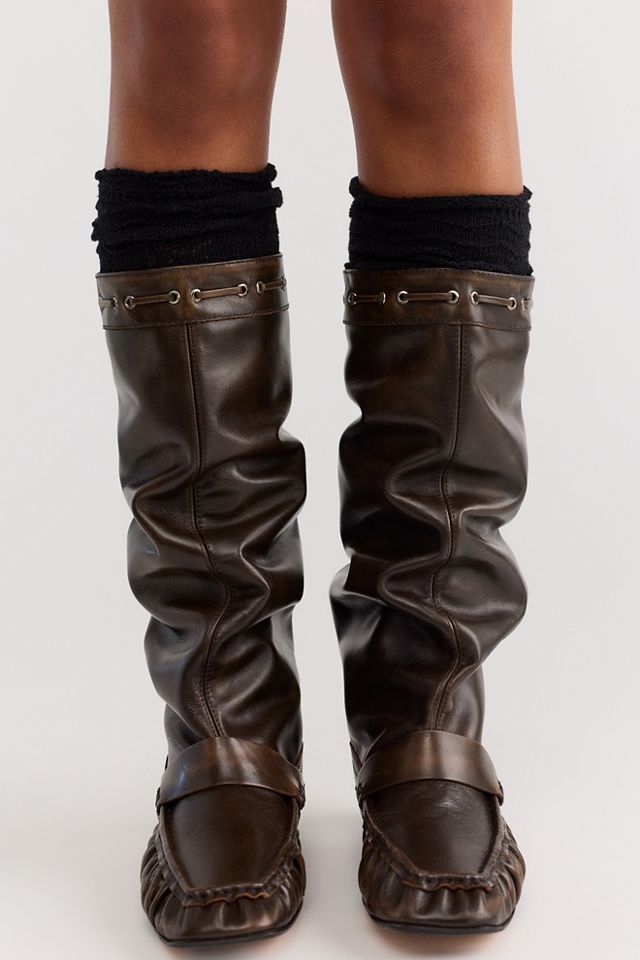 Miista Kali Loafer Tall Boots #1