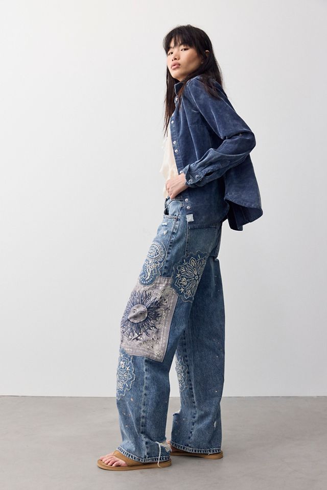 We The Free Reverie Patchwork Jeans #1
