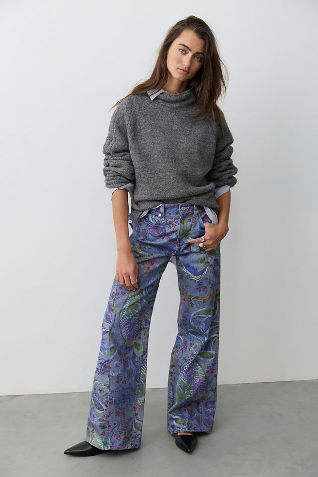 We The Free Alter Ego Wide-Leg Printed Jeans #1