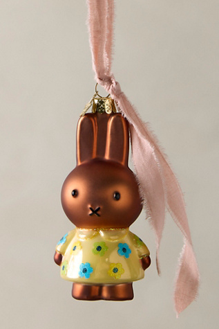 Ornement Miffy dans les fleurs