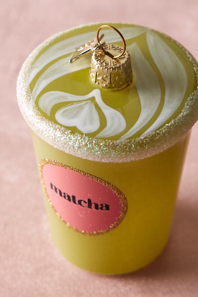 Matcha Latte Ornament #1