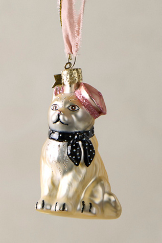 French Cat Ornament