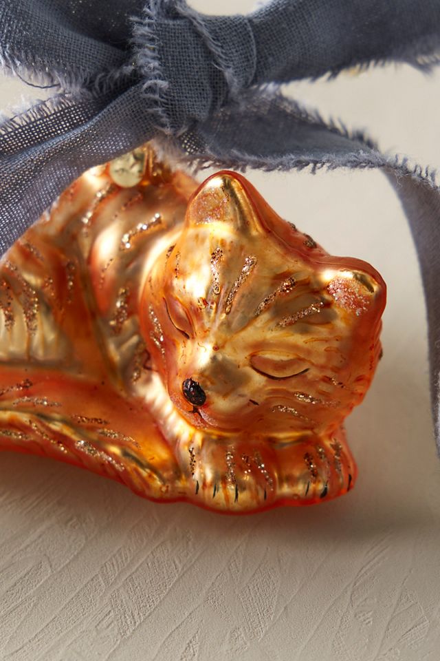 Sleeping Fox Ornament #1