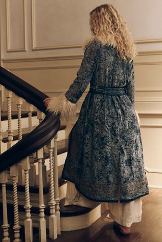 Женские куртки Free People Pyre Embellished Duster, цвет: Комбинированный — фото 2