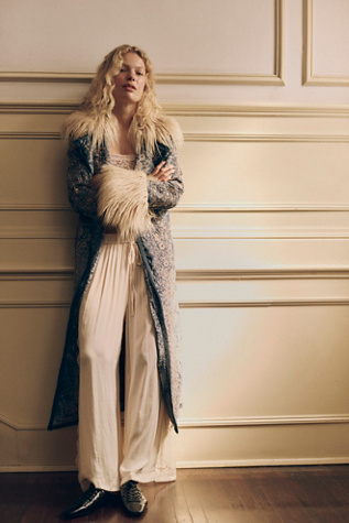 Женские куртки Free People Pyre Embellished Duster, цвет: Комбинированный — фото 4