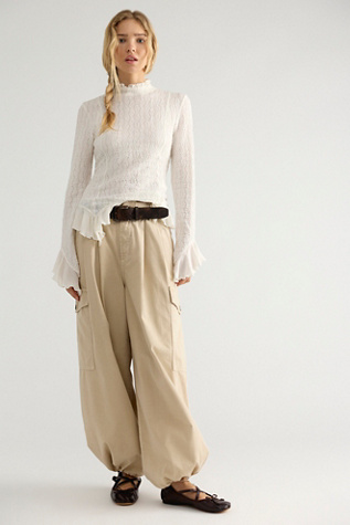 Женская блузка Free People Hope Long Sleeve, цвет: Sugar Swizzle — фото 3