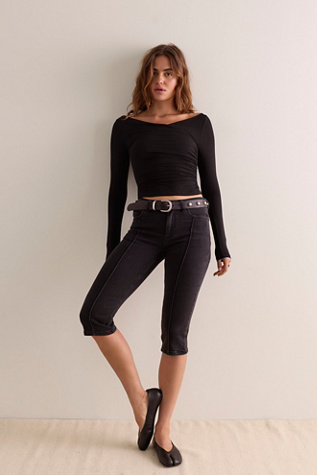 Женский топ Intimately That's a Wrap Layering Long Sleeve, цвет: Чёрный — фото 3