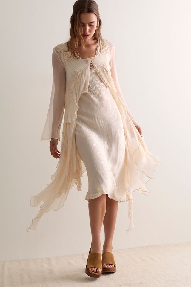Me With You Satin Midi Slip Dress #3