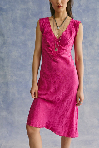 Robe midi en satin à bretelles Me With You